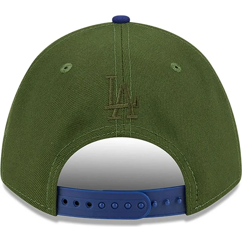 petten-gebogen-meerkleurig-snapback-9forty-m-crown-city-feature-van-los-angeles-dodgers-mlb-van-new-era