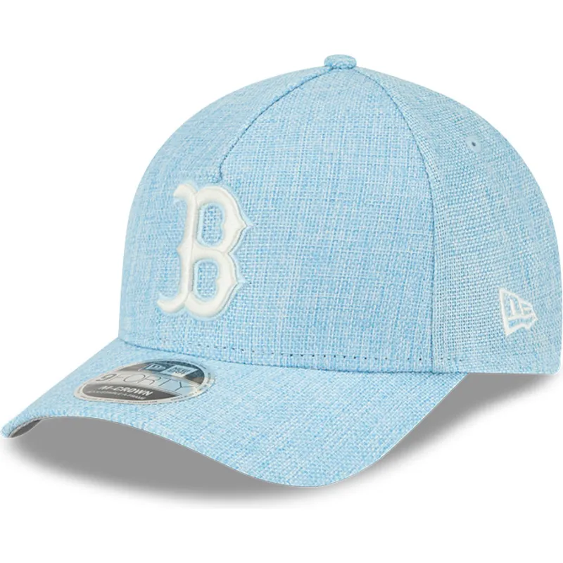 petten-gebogen-blauw-snapback-9forty-m-crown-a-frame-cotton-weave-van-boston-red-sox-mlb-van-new-era petten-gebogen-blauw-snapback-9forty-m-crown-a-frame-cotton-weave-van-boston-red-sox-mlb-van-new-era