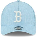 petten-gebogen-blauw-snapback-9forty-m-crown-a-frame-cotton-weave-van-boston-red-sox-mlb-van-new-era