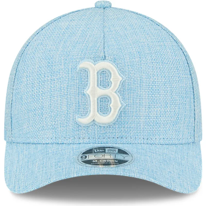 petten-gebogen-blauw-snapback-9forty-m-crown-a-frame-cotton-weave-van-boston-red-sox-mlb-van-new-era petten-gebogen-blauw-snapback-9forty-m-crown-a-frame-cotton-weave-van-boston-red-sox-mlb-van-new-era