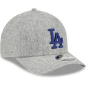 petten-gebogen-grijs-snapback-9forty-m-crown-a-frame-cotton-weave-van-los-angeles-dodgers-mlb-van-new-era