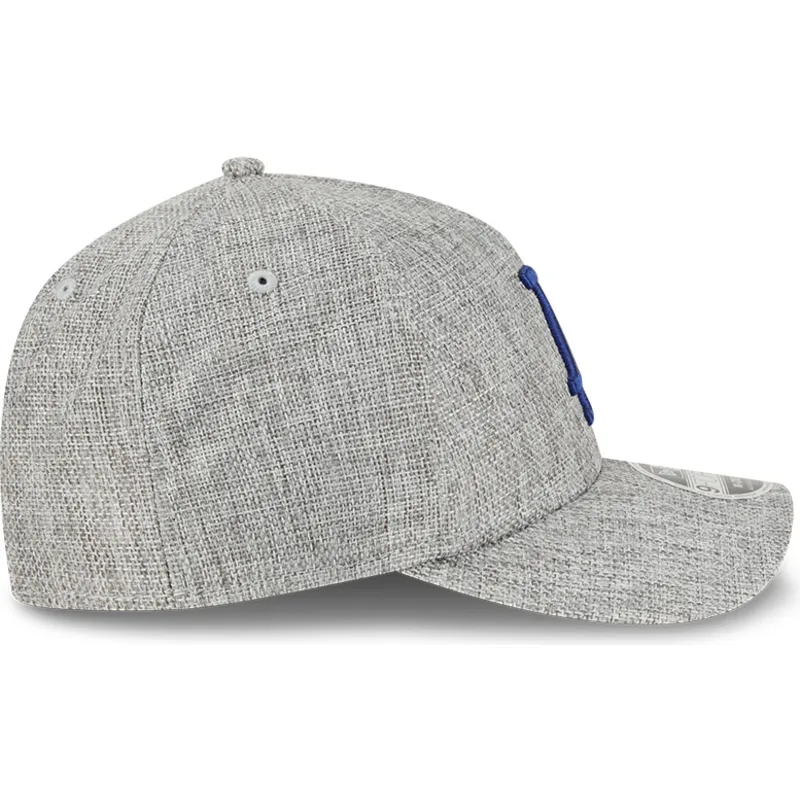 petten-gebogen-grijs-snapback-9forty-m-crown-a-frame-cotton-weave-van-los-angeles-dodgers-mlb-van-new-era