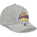 petten-gebogen-grijs-snapback-9forty-m-crown-a-frame-cotton-weave-van-los-angeles-lakers-nba-van-new-era