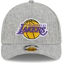 petten-gebogen-grijs-snapback-9forty-m-crown-a-frame-cotton-weave-van-los-angeles-lakers-nba-van-new-era