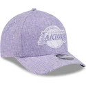 petten-gebogen-paars-snapback-9forty-m-crown-a-frame-cotton-weave-van-los-angeles-lakers-nba-van-new-era