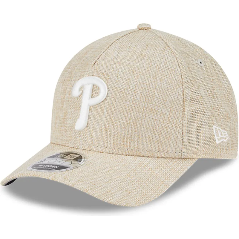 petten-gebogen-beige-snapback-9forty-m-crown-a-frame-cotton-weave-van-philadelphia-phillies-mlb-van-new-era petten-gebogen-beige-snapback-9forty-m-crown-a-frame-cotton-weave-van-philadelphia-phillies-mlb-van-new-era
