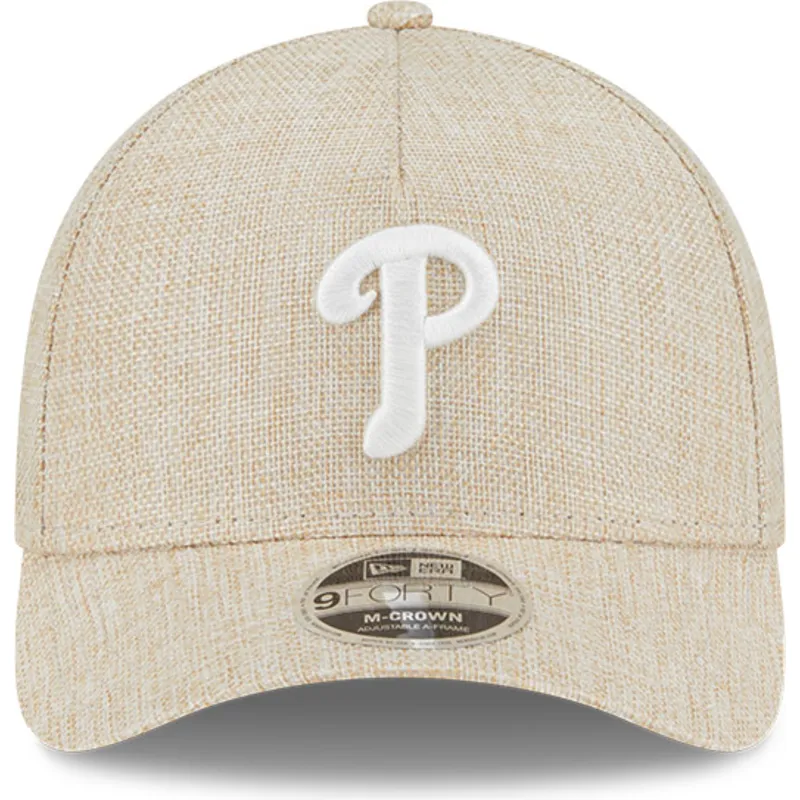 petten-gebogen-beige-snapback-9forty-m-crown-a-frame-cotton-weave-van-philadelphia-phillies-mlb-van-new-era petten-gebogen-beige-snapback-9forty-m-crown-a-frame-cotton-weave-van-philadelphia-phillies-mlb-van-new-era