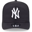 petten-gebogen-zwart-verstelbaar-golfer-everyday-nylon-van-new-york-yankees-mlb-van-new-era