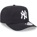 petten-gebogen-zwart-verstelbaar-golfer-everyday-nylon-van-new-york-yankees-mlb-van-new-era