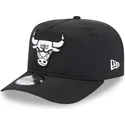 petten-gebogen-zwart-verstelbaar-golfer-everyday-nylon-van-chicago-bulls-nba-van-new-era