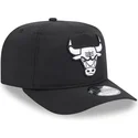 petten-gebogen-zwart-verstelbaar-golfer-everyday-nylon-van-chicago-bulls-nba-van-new-era