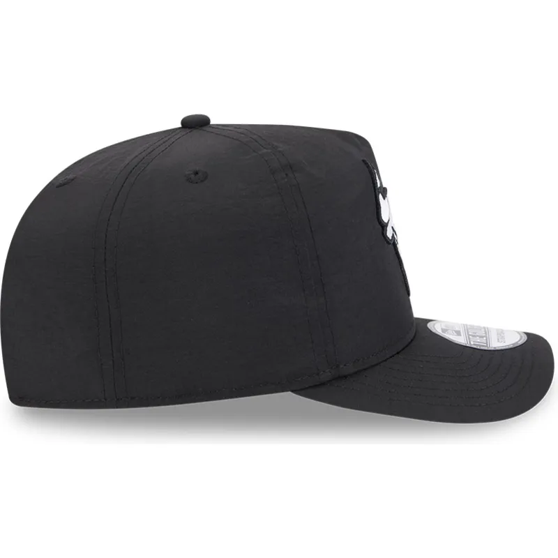 petten-gebogen-zwart-verstelbaar-golfer-everyday-nylon-van-chicago-bulls-nba-van-new-era