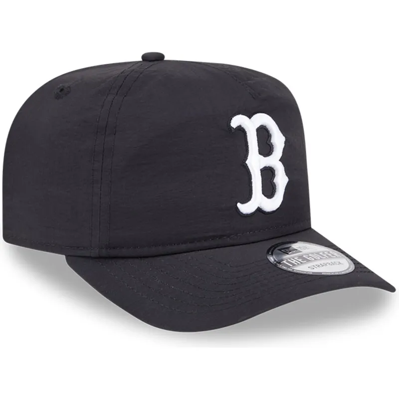 petten-gebogen-zwart-verstelbaar-golfer-everyday-nylon-van-boston-red-sox-mlb-van-new-era