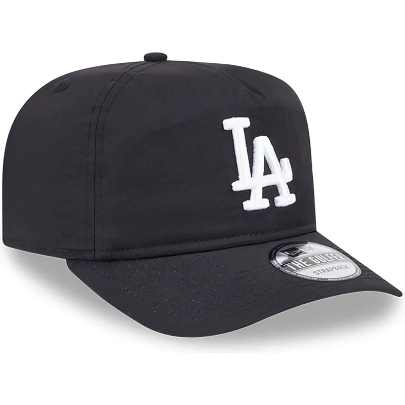 petten-gebogen-zwart-verstelbaar-golfer-everyday-nylon-van-los-angeles-dodgers-mlb-van-new-era