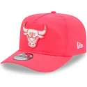 petten-gebogen-roze-verstelbaar-golfer-everyday-nylon-van-chicago-bulls-nba-van-new-era