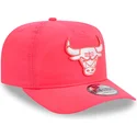 petten-gebogen-roze-verstelbaar-golfer-everyday-nylon-van-chicago-bulls-nba-van-new-era