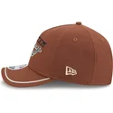 petten-gebogen-bruin-snapback-9forty-m-crown-a-frame-motorsport-van-nascar-van-new-era
