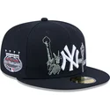 petten-plat-marineblauw-fitted-59fifty-state-stitch-van-new-york-yankees-mlb-van-new-era