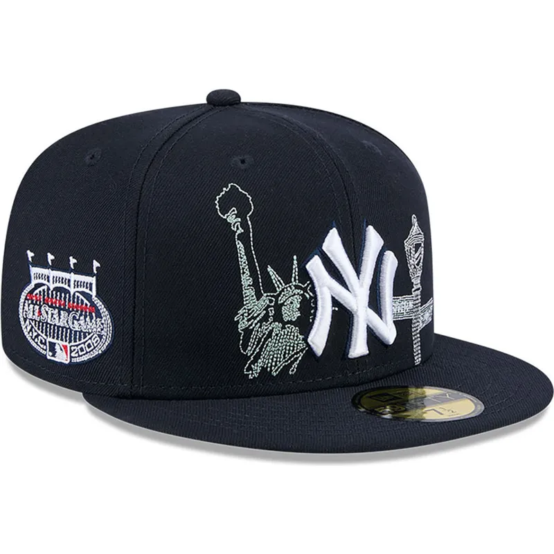 petten-plat-marineblauw-fitted-59fifty-state-stitch-van-new-york-yankees-mlb-van-new-era