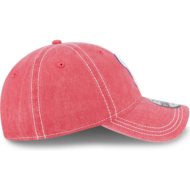 petten-gebogen-roze-verstelbaar-9twenty-washed-contrast-van-philadelphia-phillies-mlb-van-new-era
