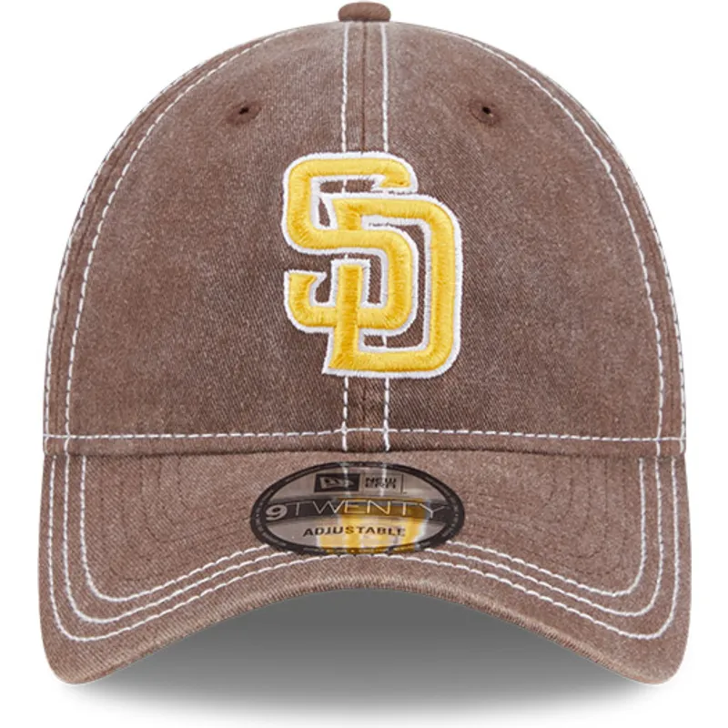 petten-gebogen-bruin-verstelbaar-9twenty-washed-contrast-van-san-diego-padres-mlb-van-new-era petten-gebogen-bruin-verstelbaar-9twenty-washed-contrast-van-san-diego-padres-mlb-van-new-era