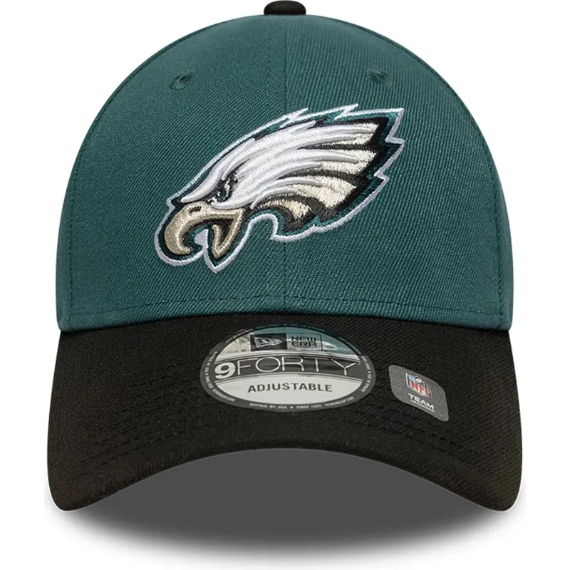 petten-gebogen-groen-verstelbaar-9forty-the-league-van-philadelphia-eagles-nfl-van-new-era