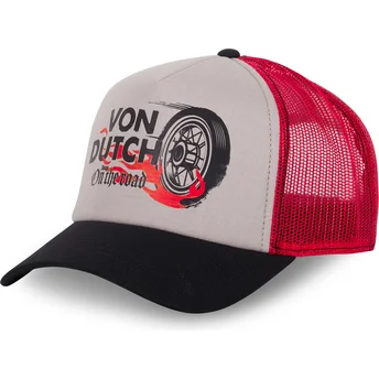 Petten gebogen meerkleurig snapback CREW21 van Von Dutch