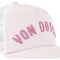 petten-gebogen-roze-snapback-voor-kinderen-kidbuckl-lp-van-von-dutch
