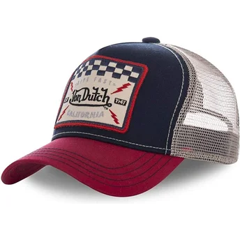Petten gebogen meerkleurig snapback voor kinderen KID_SQUARE16 van Von Dutch
