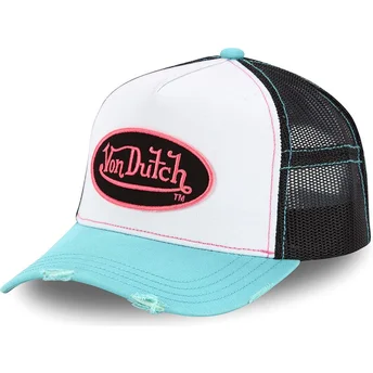 Petten gebogen meerkleurig snapback voor kinderen KID_SUM PNK van Von Dutch