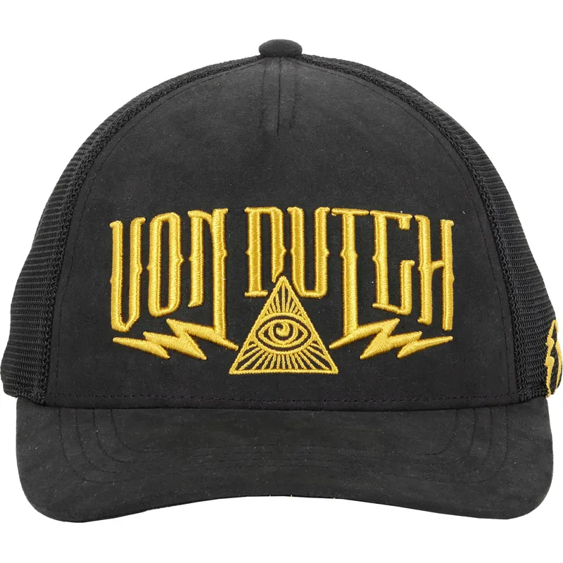 petten-gebogen-zwart-snapback-rock03-van-von-dutch