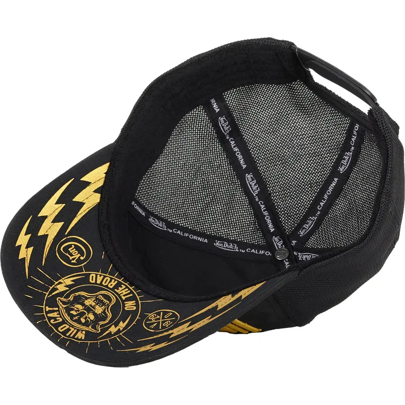 petten-gebogen-zwart-snapback-rock03-van-von-dutch
