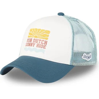 Petten gebogen blauw snapback SURF06 van Von Dutch