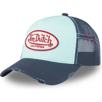 Petten gebogen blauw snapback USED 01 van Von Dutch