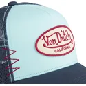 petten-gebogen-blauw-snapback-used-01-van-von-dutch