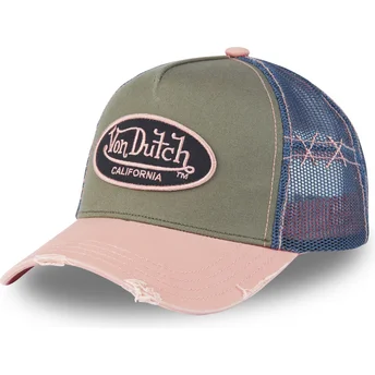Petten gebogen meerkleurig snapback USED 03 van Von Dutch