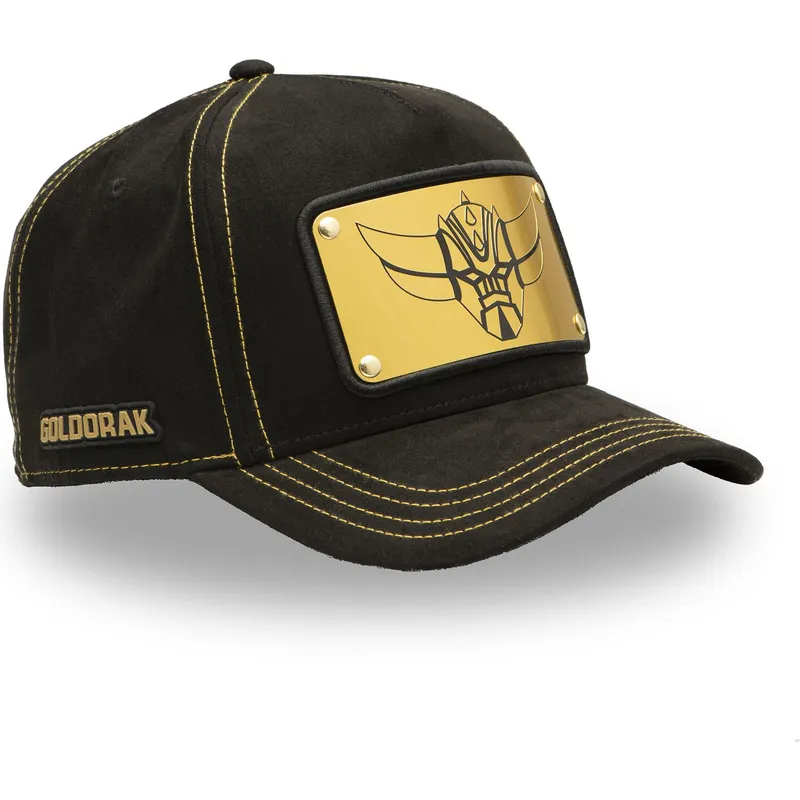 petten-gebogen-zwart-snapback-gol5-gre-goldorak-robot-grendizer-van-capslab petten-gebogen-zwart-snapback-gol5-gre-goldorak-robot-grendizer-van-capslab