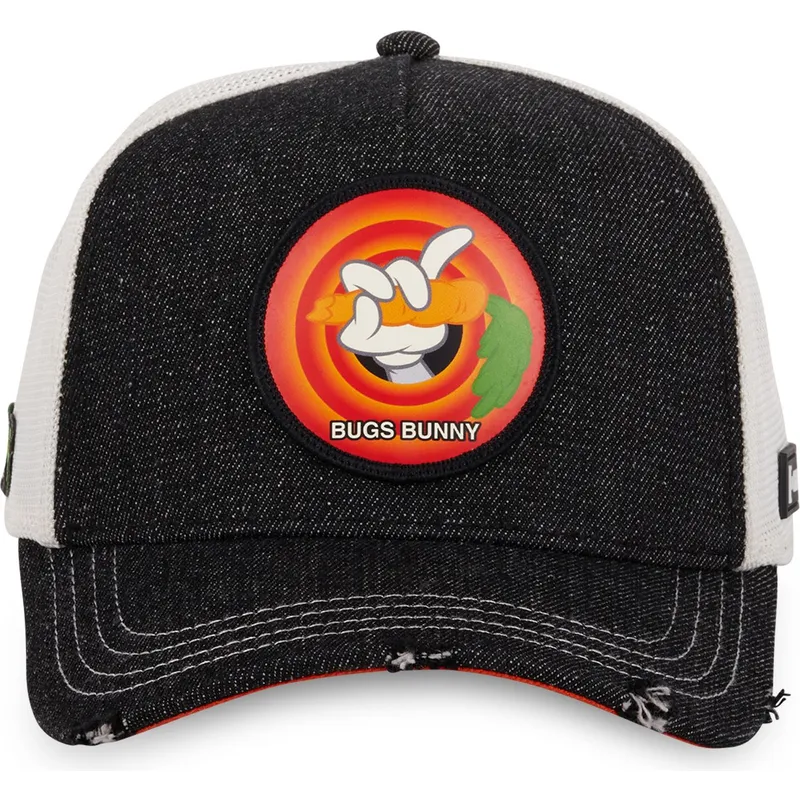 petten-gebogen-zwart-snapback-loo11-han-bugs-bunny-looney-tunes-van-capslab