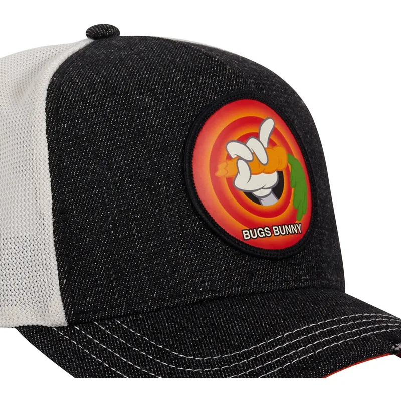 petten-gebogen-zwart-snapback-loo11-han-bugs-bunny-looney-tunes-van-capslab