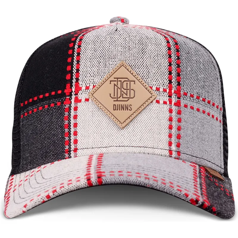 petten-gebogen-grijs-snapback-hft-embocheck-van-djinns petten-gebogen-grijs-snapback-hft-embocheck-van-djinns