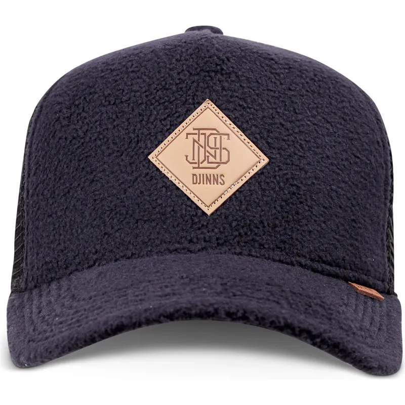 petten-gebogen-marineblauw-snapback-hft-pole-fleece-van-djinns