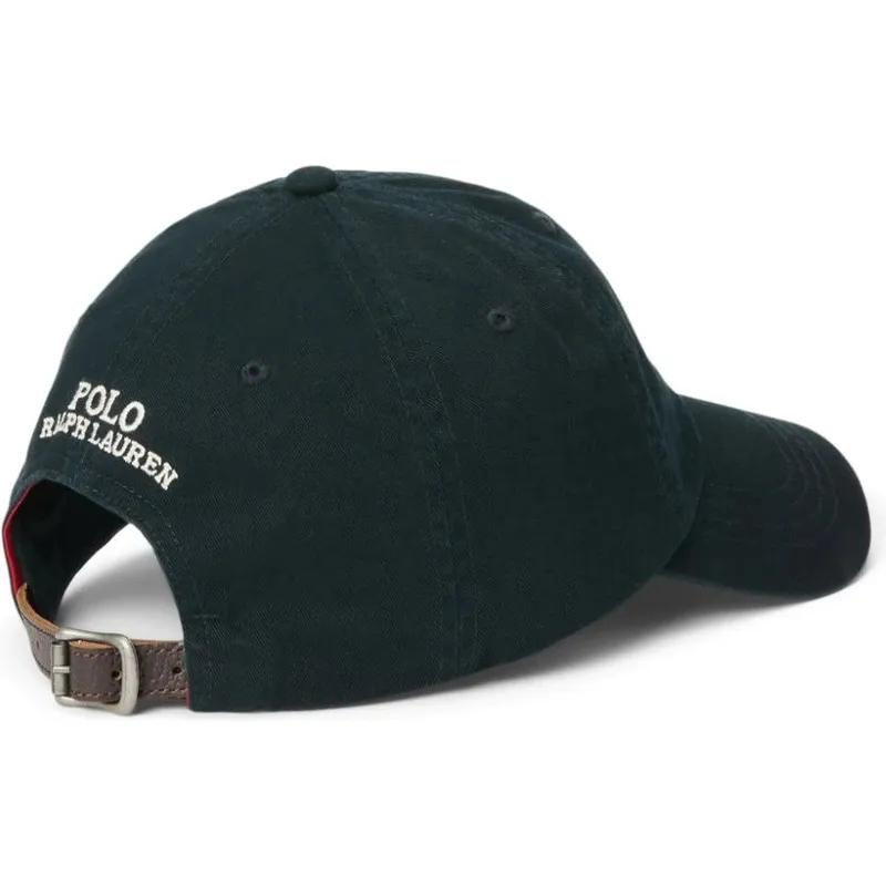 petten-gebogen-zwart-verstelbaar-classic-sport-bear-van-polo-ralph-lauren