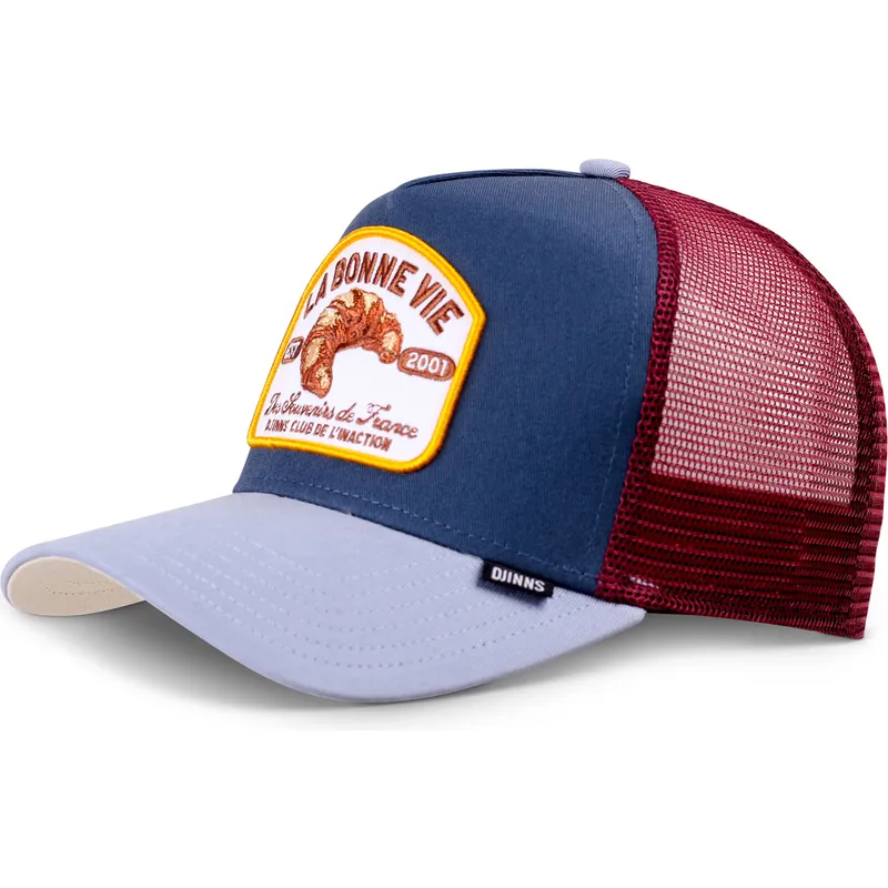 petten-gebogen-meerkleurig-snapback-croissant-hft-la-bonne-vie-2-van-djinns