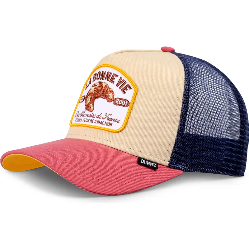 petten-gebogen-meerkleurig-snapback-croissant-hft-la-bonne-vie-2-van-djinns petten-gebogen-meerkleurig-snapback-croissant-hft-la-bonne-vie-2-van-djinns