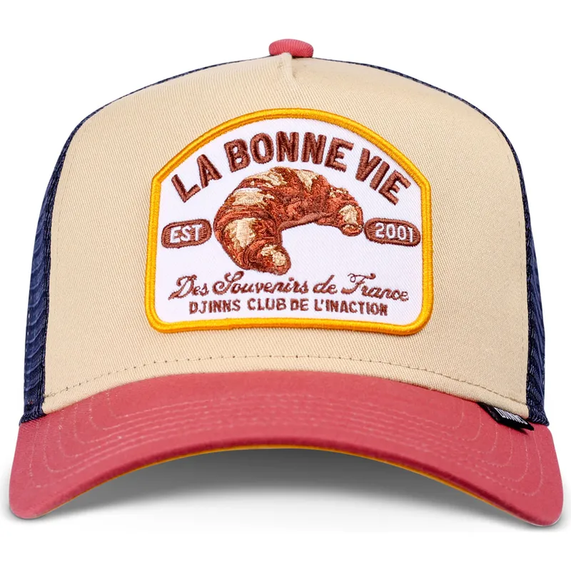petten-gebogen-meerkleurig-snapback-croissant-hft-la-bonne-vie-2-van-djinns petten-gebogen-meerkleurig-snapback-croissant-hft-la-bonne-vie-2-van-djinns