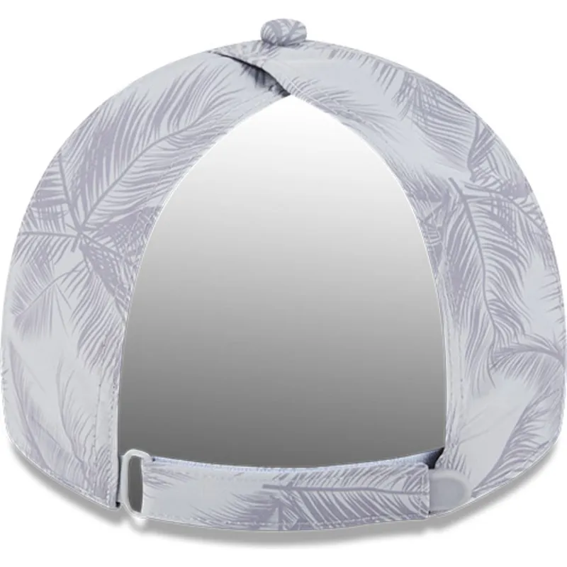 petten-gebogen-grijs-verstelbaar-9twenty-leaf-open-back-spring-training-fan-pack-2025-van-new-york-yankees-mlb-van-new-era