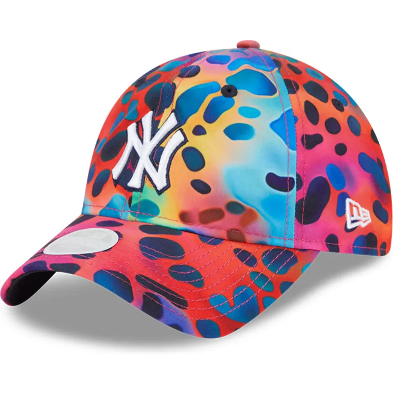 petten-gebogen-meerkleurig-verstelbaar-9twenty-spots-spring-training-fan-pack-2025-van-new-york-yankees-mlb-van-new-era