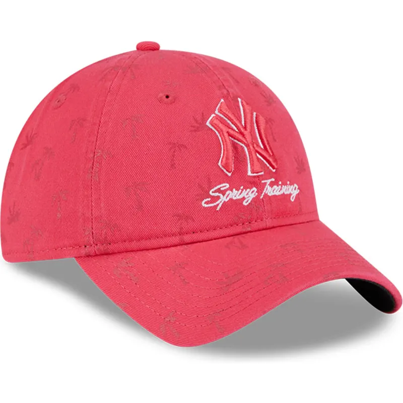 petten-gebogen-roze-verstelbaar-9twenty-pattern-spring-training-fan-pack-2025-van-new-york-yankees-mlb-van-new-era petten-gebogen-roze-verstelbaar-9twenty-pattern-spring-training-fan-pack-2025-van-new-york-yankees-mlb-van-new-era
