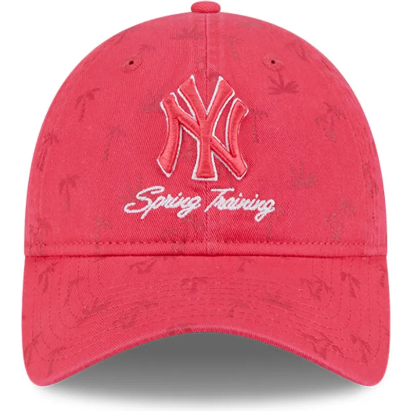petten-gebogen-roze-verstelbaar-9twenty-pattern-spring-training-fan-pack-2025-van-new-york-yankees-mlb-van-new-era petten-gebogen-roze-verstelbaar-9twenty-pattern-spring-training-fan-pack-2025-van-new-york-yankees-mlb-van-new-era