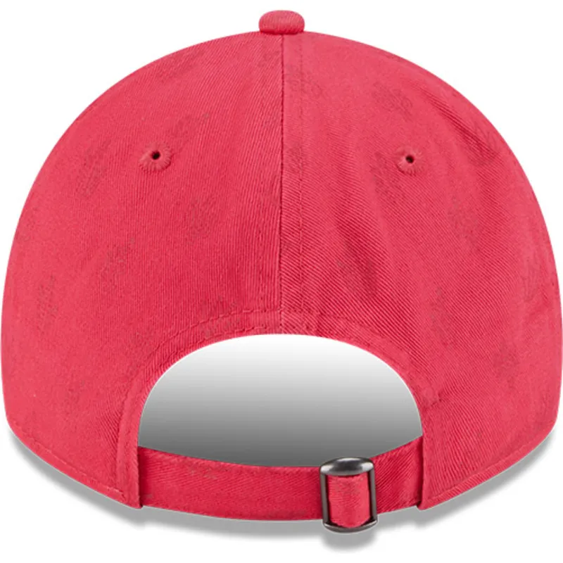 petten-gebogen-roze-verstelbaar-9twenty-pattern-spring-training-fan-pack-2025-van-los-angeles-dodgers-mlb-van-new-era